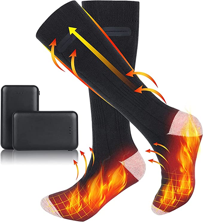Heated Socks - alternate angle