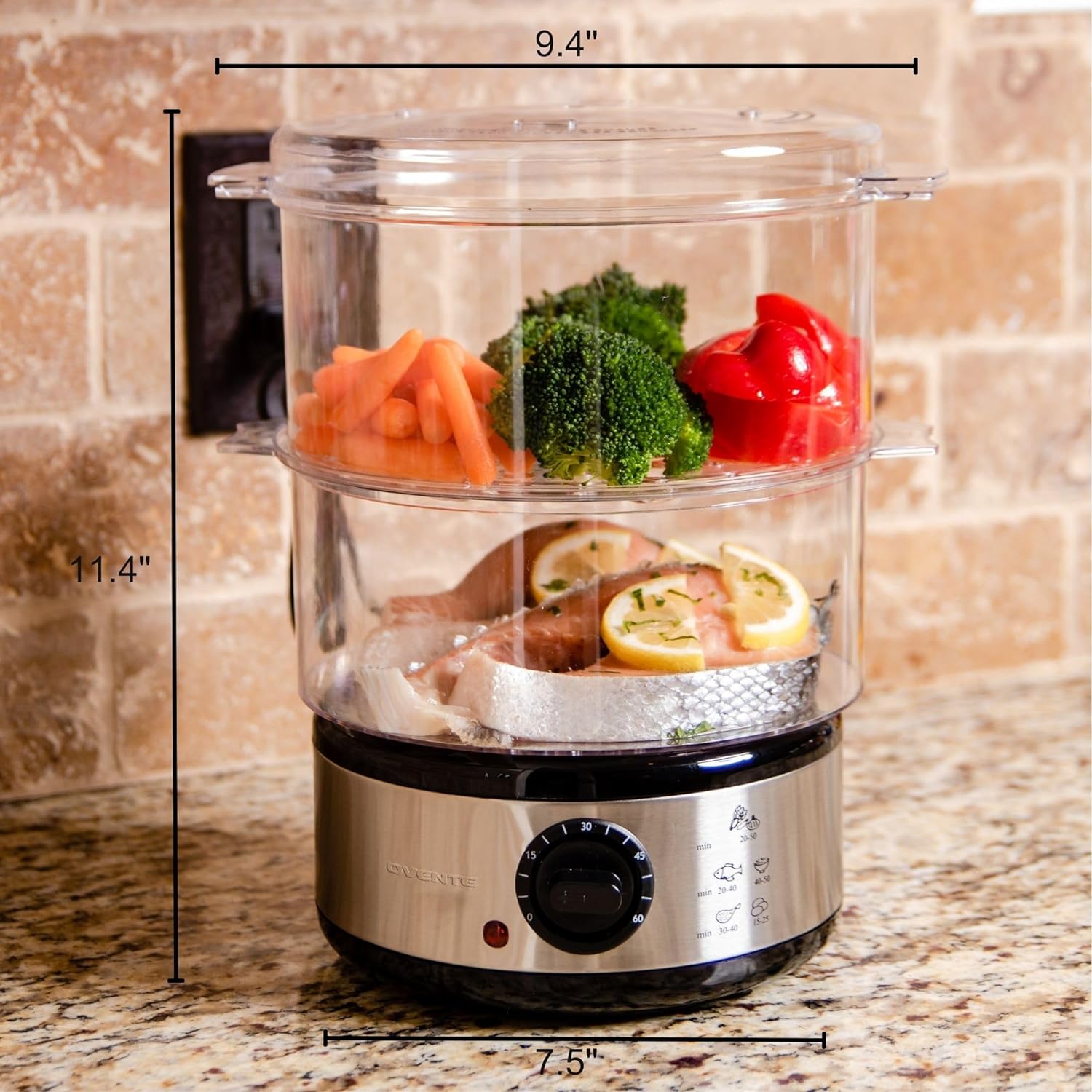 Electric Vegetable Steamer - detail