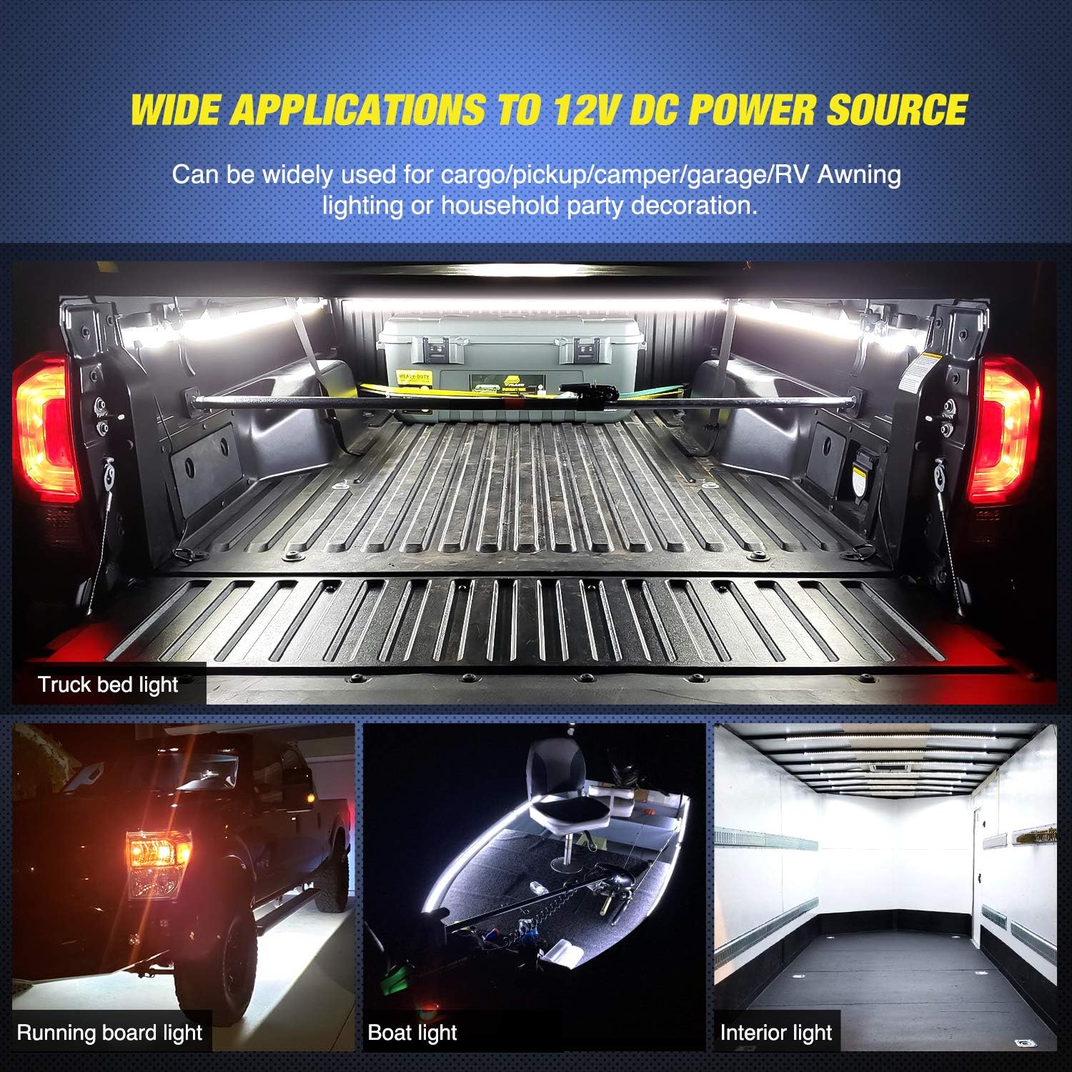 Cargo Pickup Truck Truck Bed Lights 60 Inch Bed Light Strip - detail