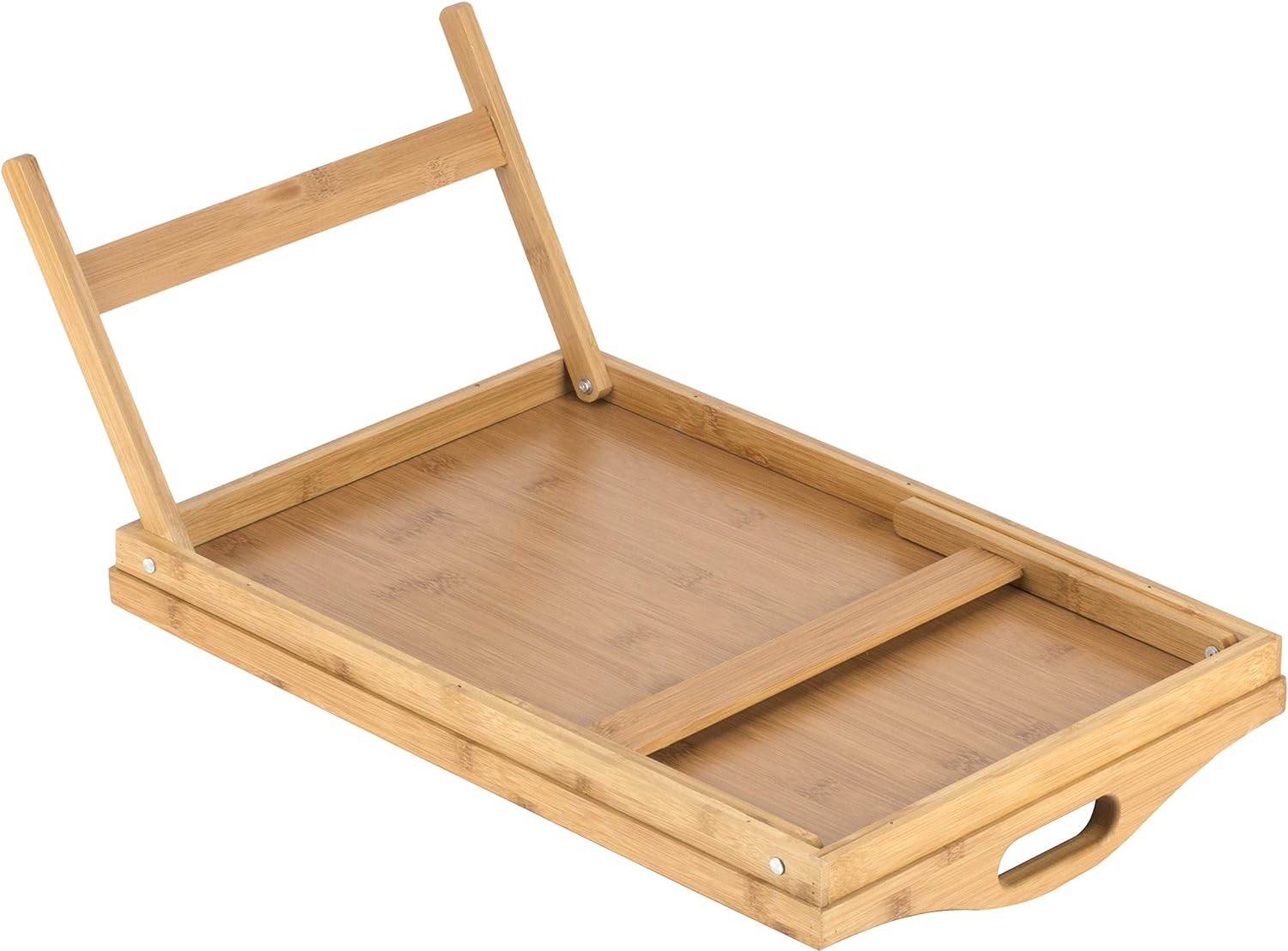 Bed Table Tray with Folding Legs - in use