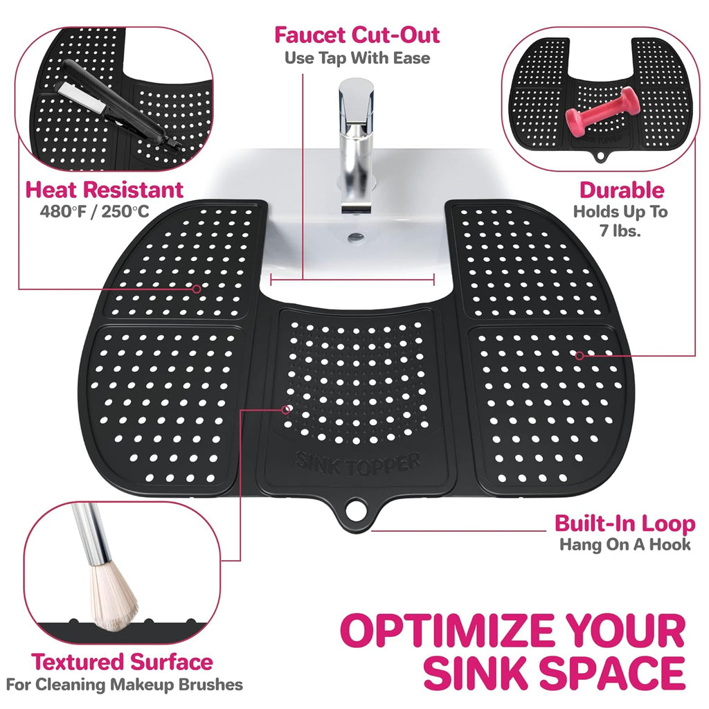 Bathroom Sink Topper Cover - in use