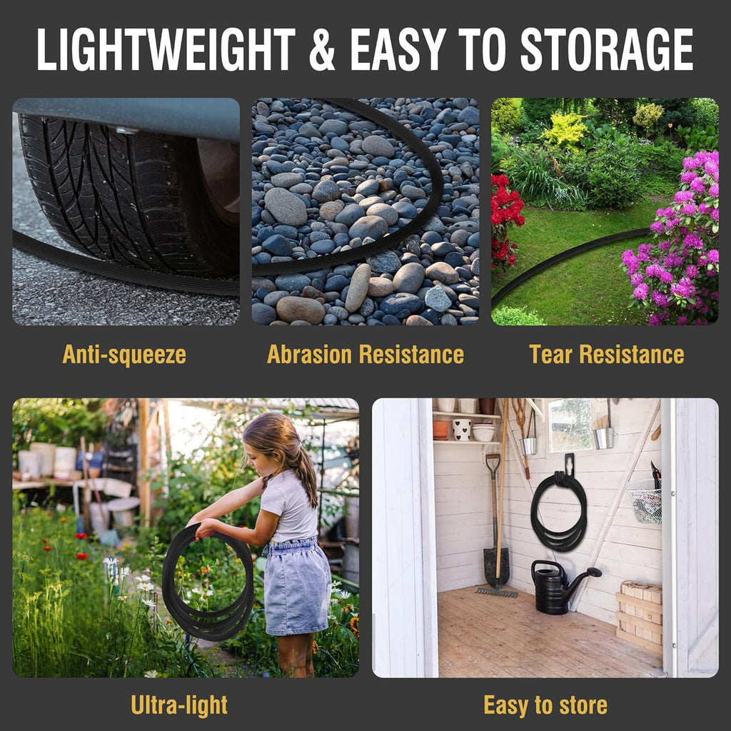 Expandable Garden Hose With 10 Functions Spray Nozzle - alternate angle