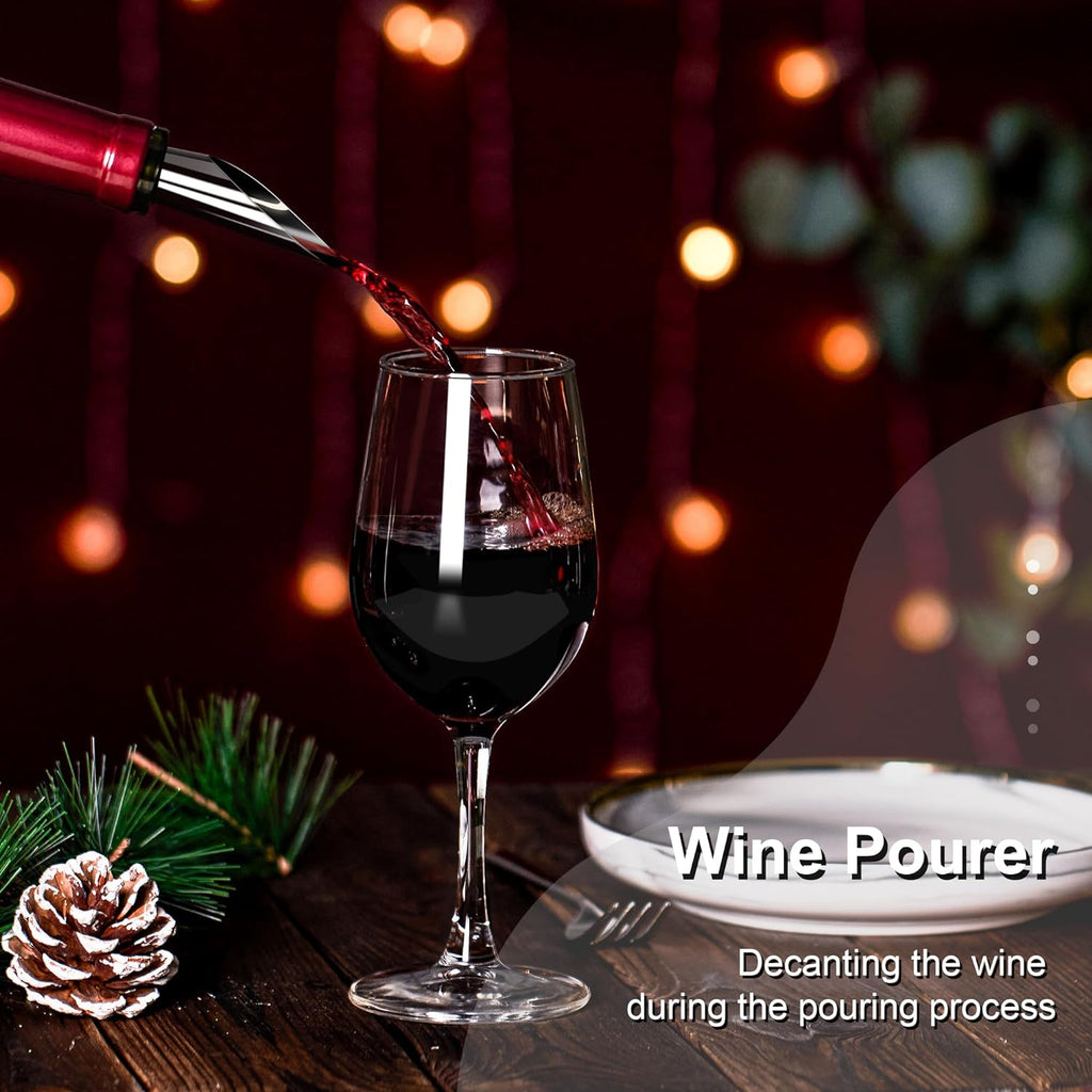 Electric Wine Bottle Opener Set with Vacuum Preserver, Automatic - detail