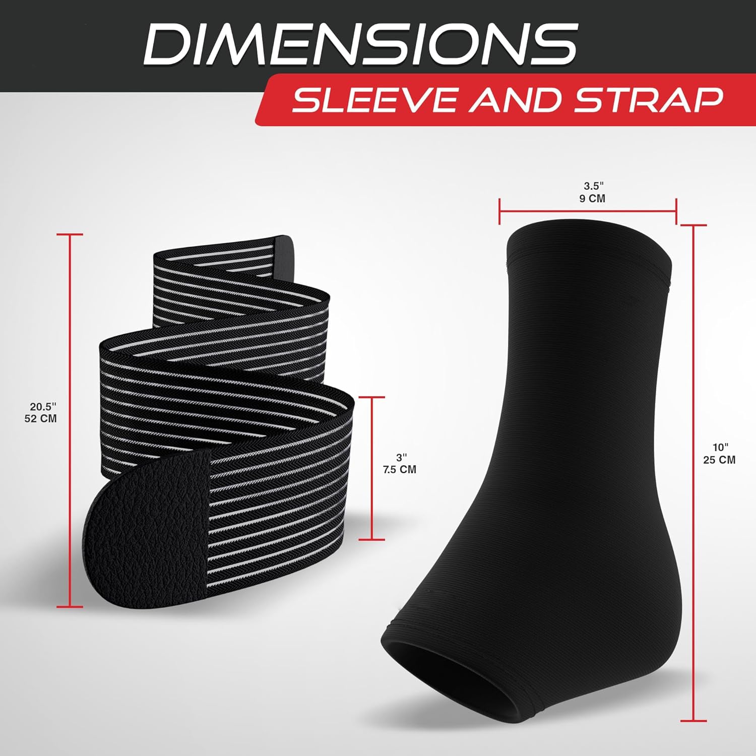 Ankle Support Brace - in use