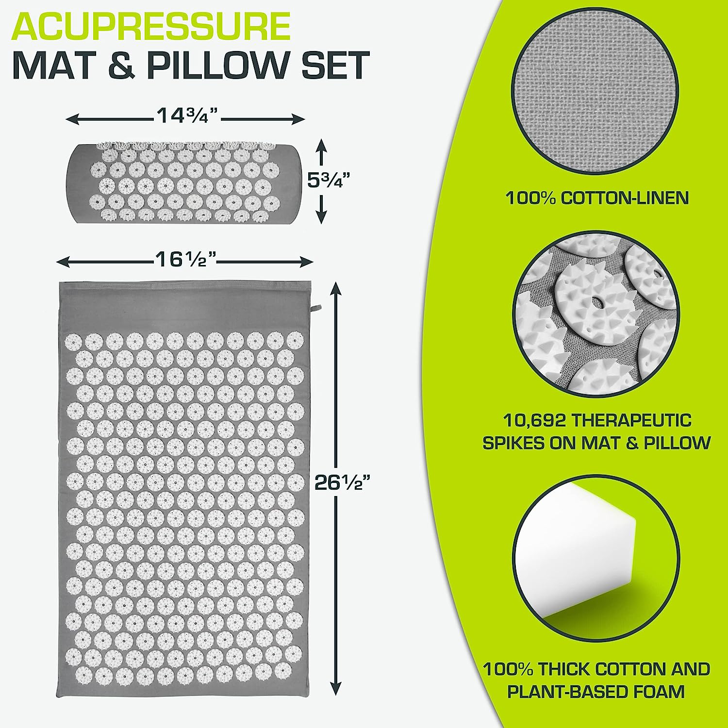 Acupuncture Mat - alternate angle