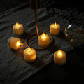 6-Pack Realistic Flameless LED Votive Candles with Remote Control,