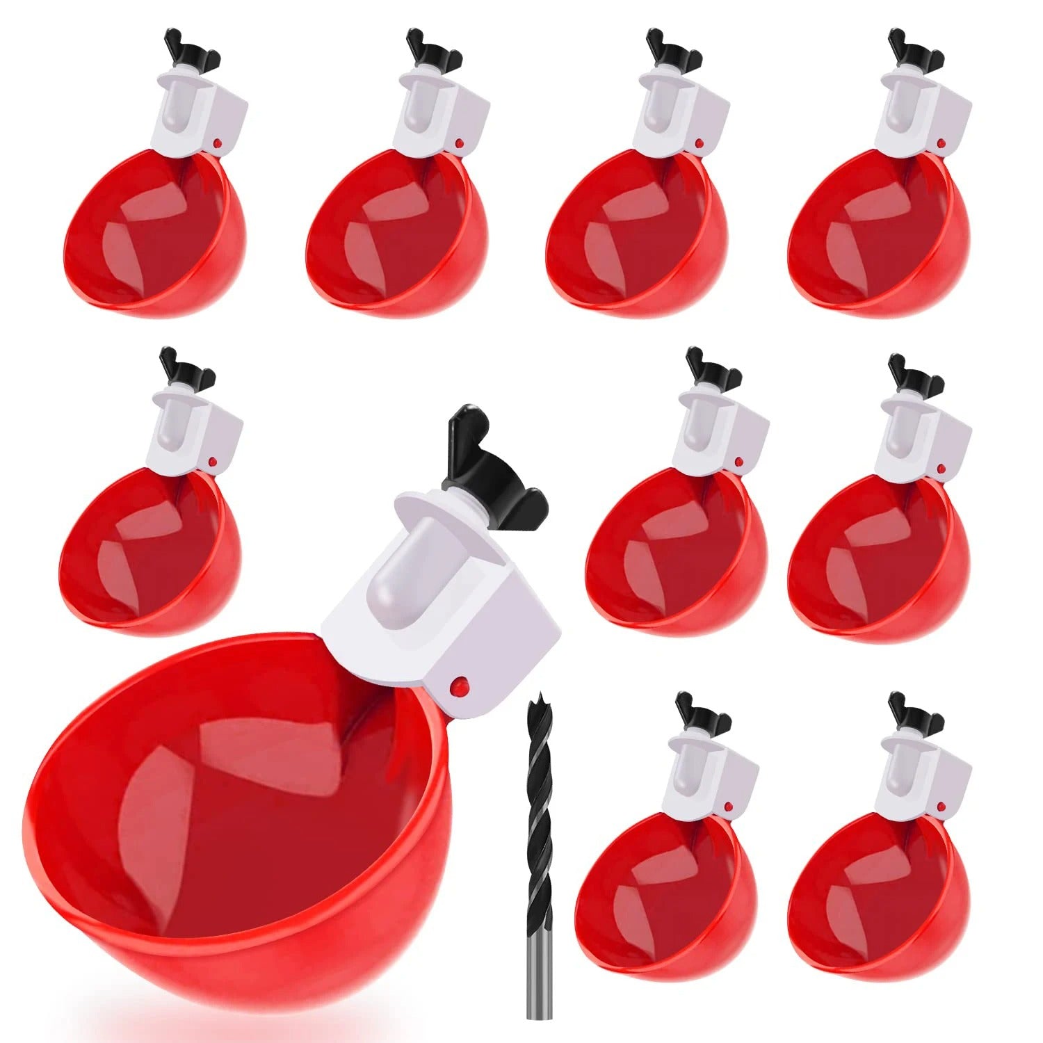 Automatic Chicken Waterer Cups (10 Pack) - alternate angle