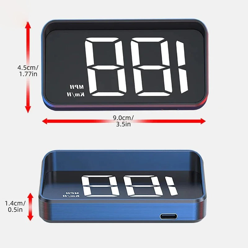 Digital Speedometer For Car - alternate angle