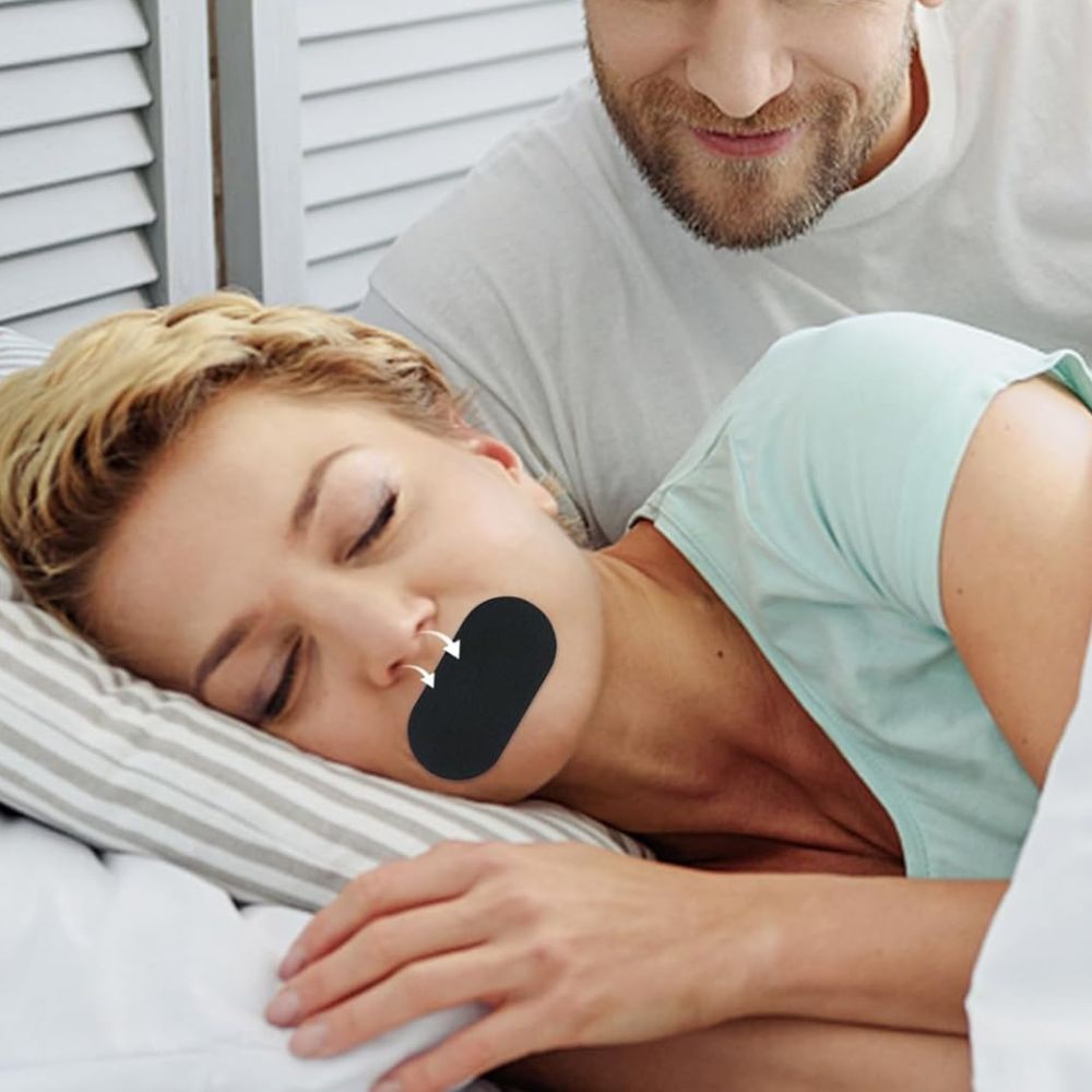 Anti Snoring Mouth Tape Breathable and Hypo-Allergenic Sleep Tape - alternate angle