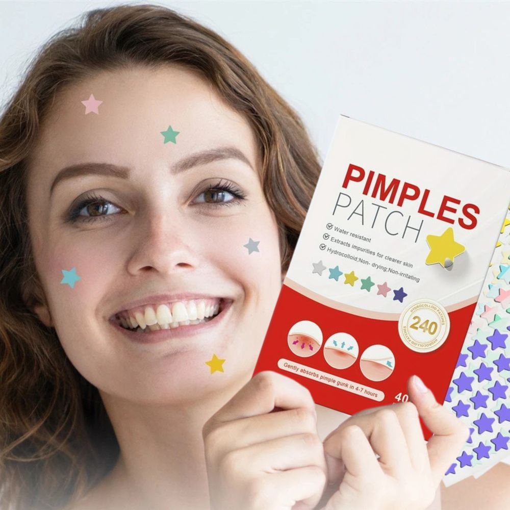 240 Pcs Cute Colorful Pimple Patches - detail