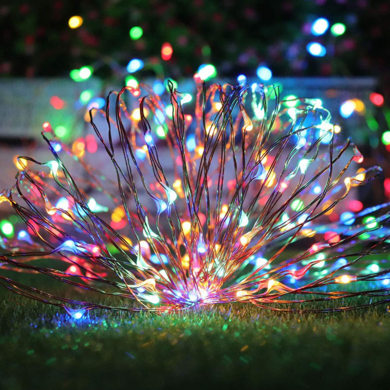 Mini Fiery Lights With Solar Power - detail