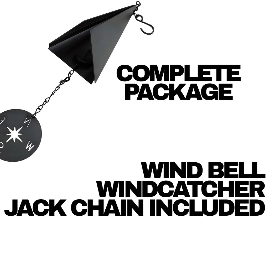 Door County Wind Bell - alternate angle