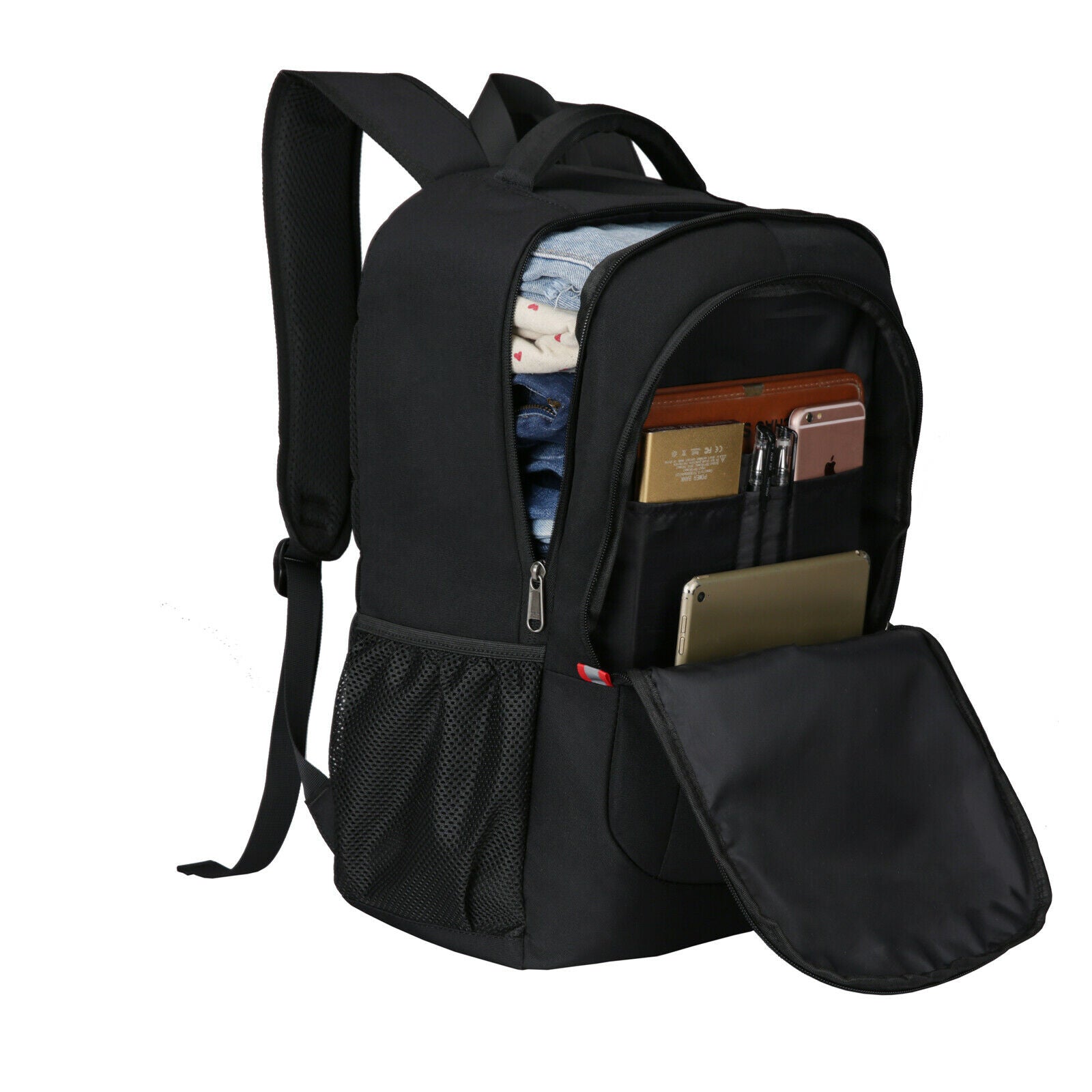 Anti-Theft Spacious Travel Backpack - in use