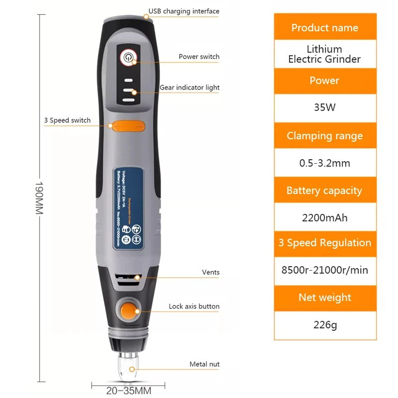 Engraving Pen - alternate angle