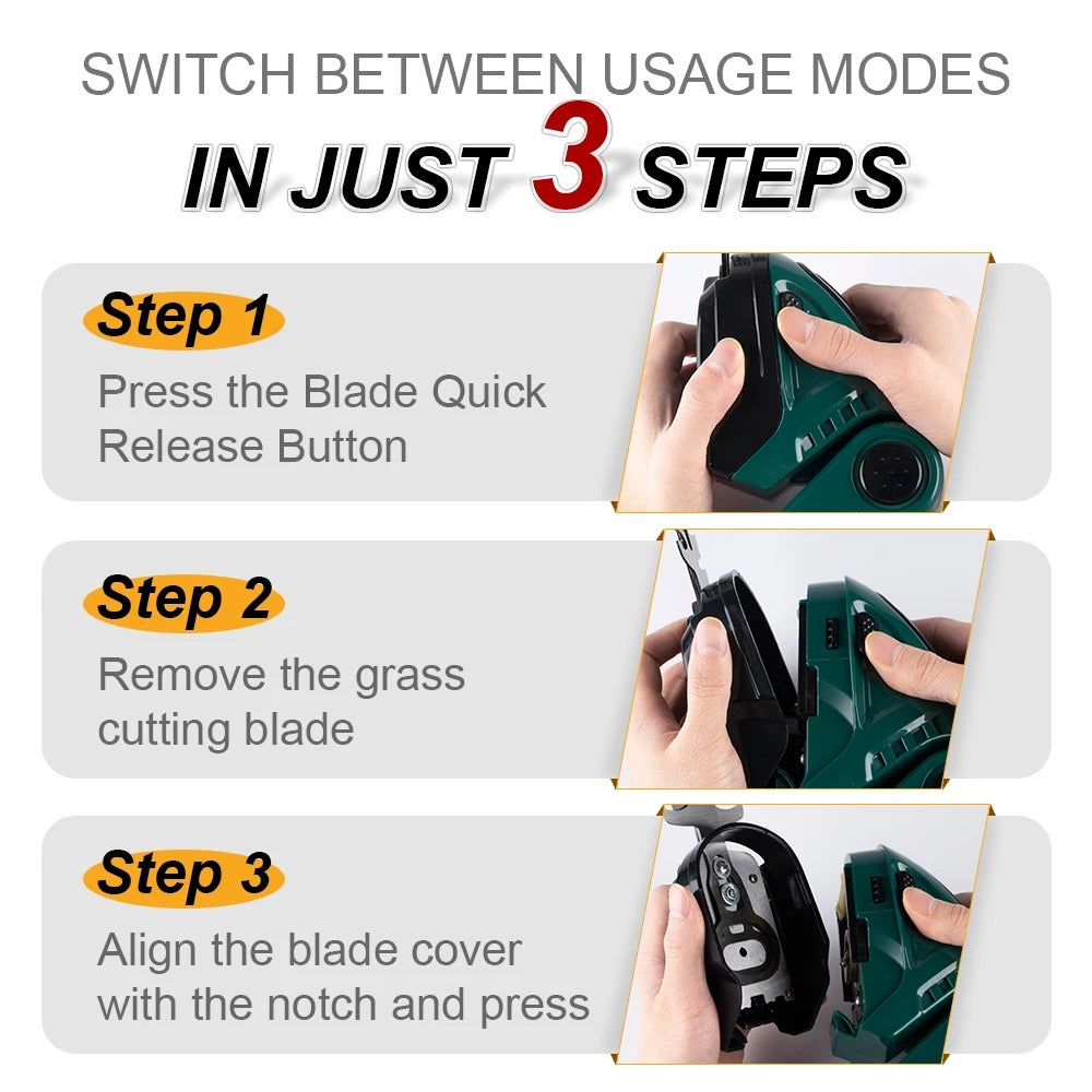 Cordless Hedge Trimmer - alternate angle