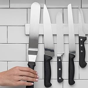 14 Inch Magnetic Knife And Tools Holder - alternate angle