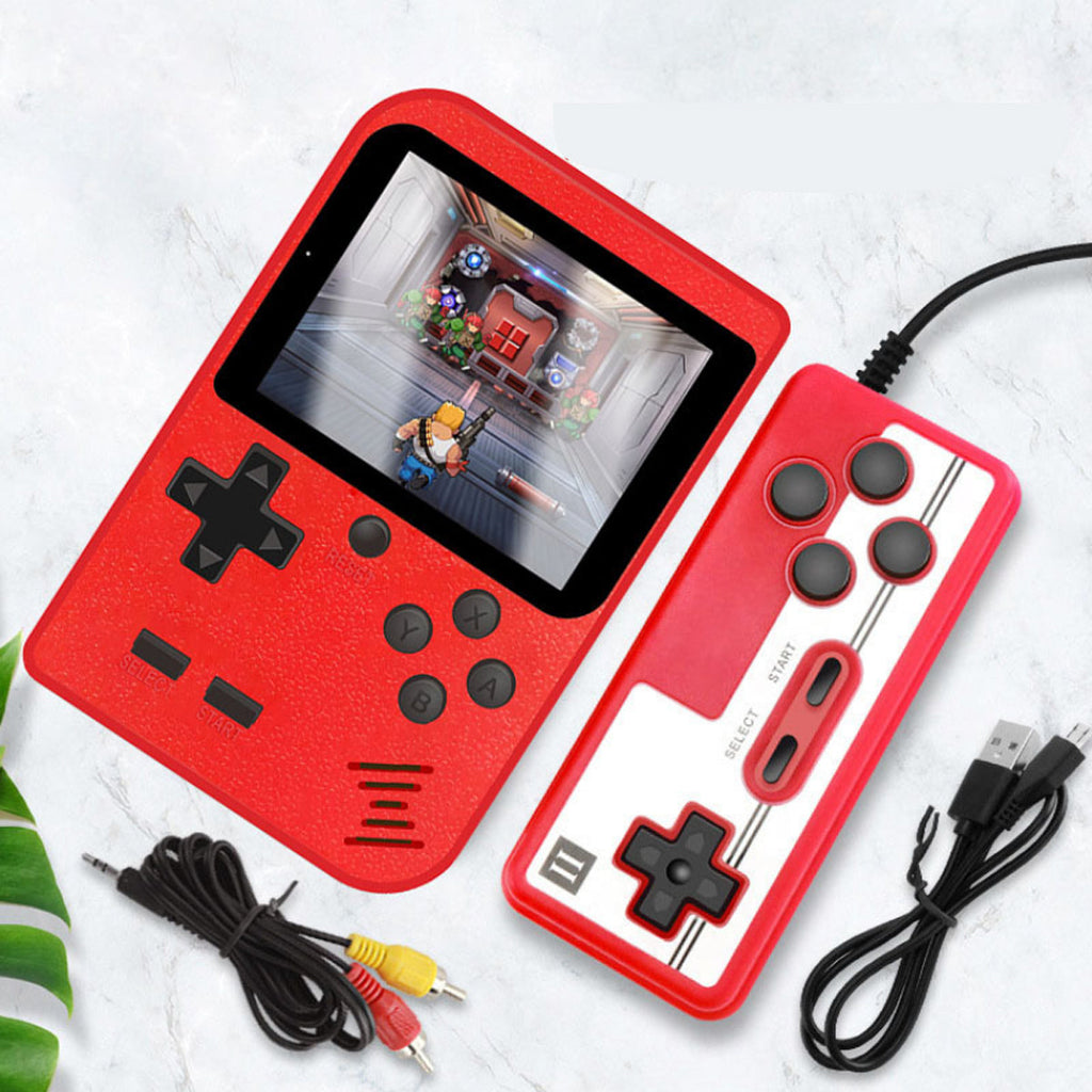 Portable Game Pad With 400 Games Included + Additional Player Controller, Portable