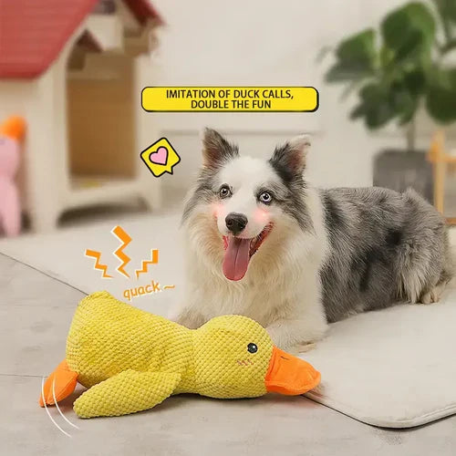Calming Duck Dog Toy - alternate angle