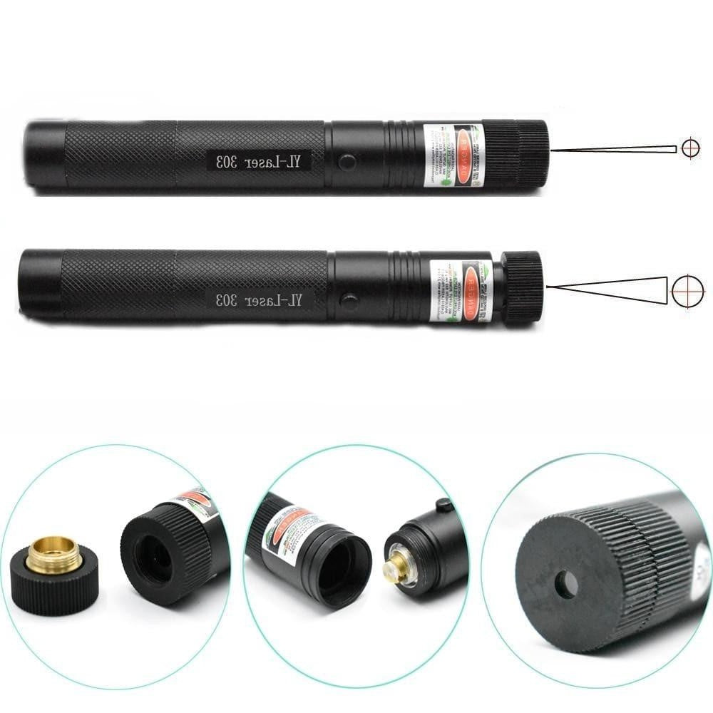 High-Performance Laser Pointer - in use