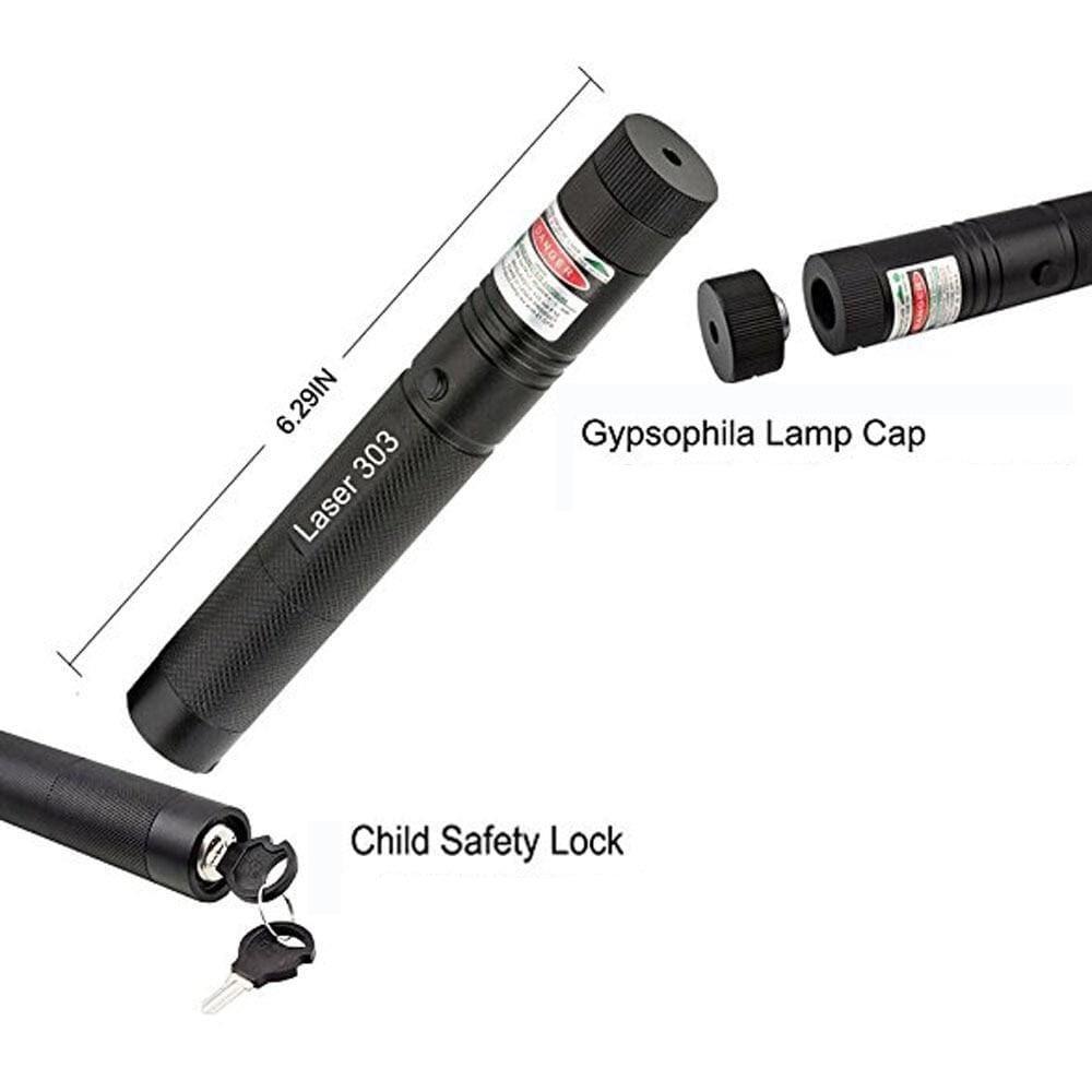 High-Performance Laser Pointer - alternate angle