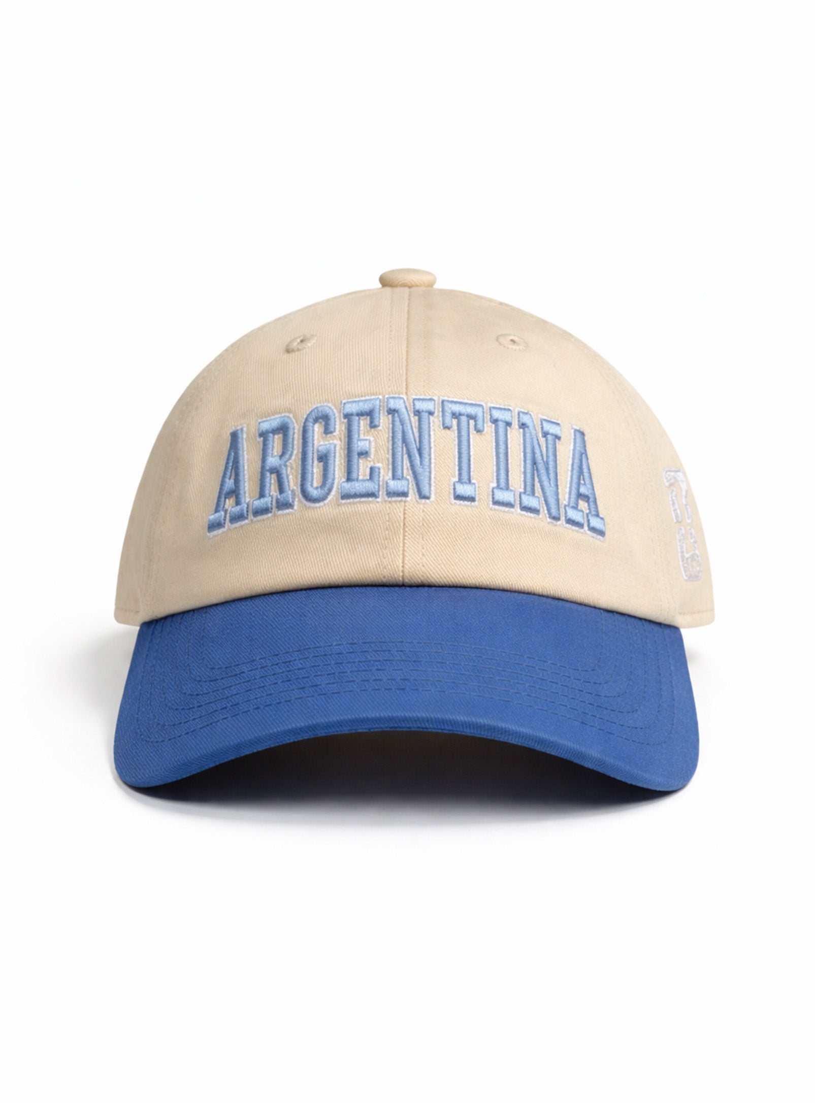 Argentina Dad Cap || Casquette de Baseball Simple Argentine Adulte - alternate angle