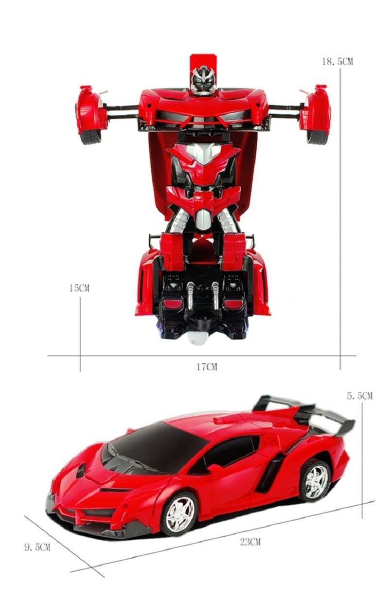 2-in-1 Transforming Remote Control Car and Robot - detail