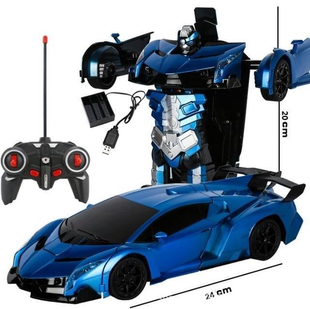2-in-1 Transforming Remote Control Car and Robot - detail