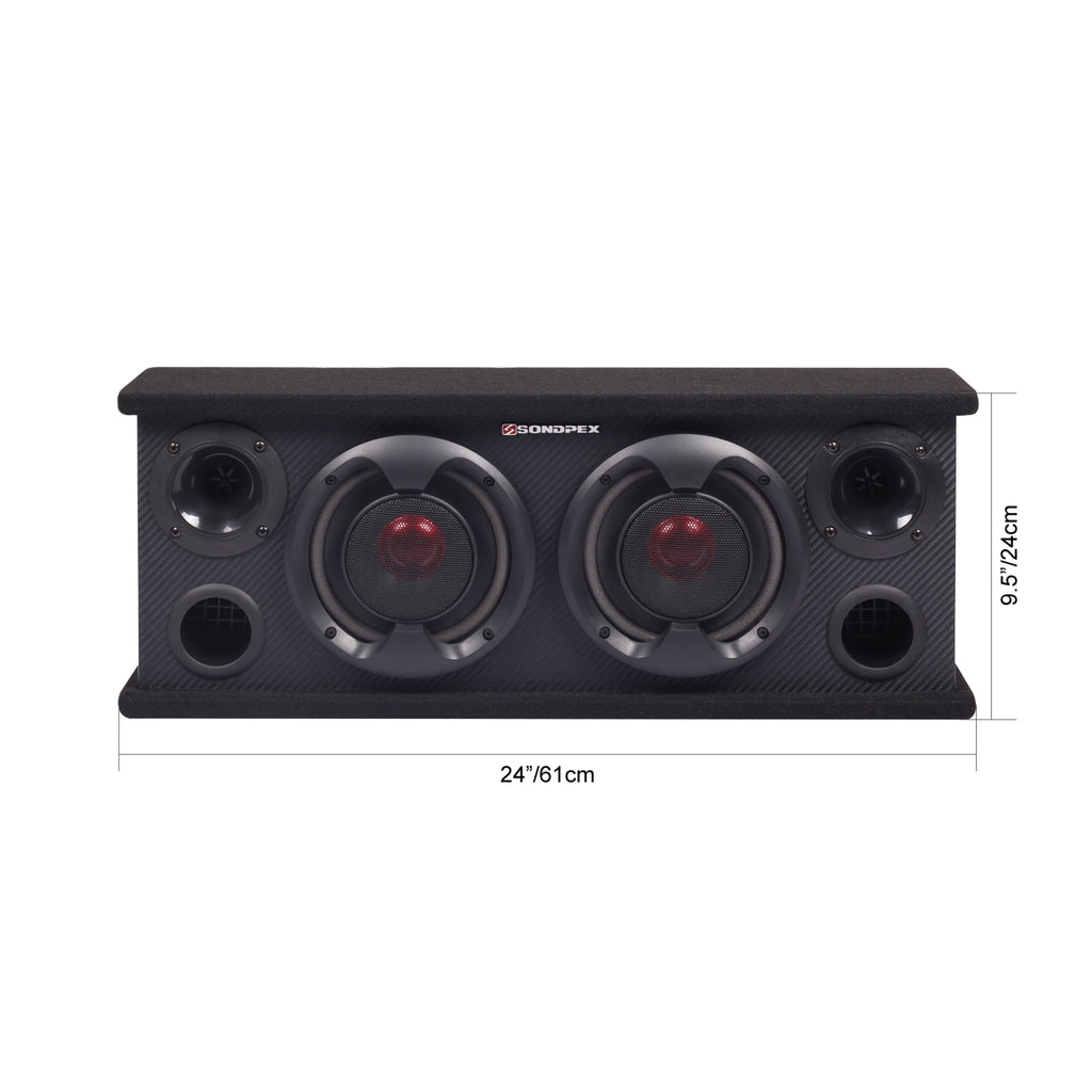 Sondpex 400W 6.5" 2-Way Speaker System for Car RV SUV Truck Boat Garage Workshop - detail