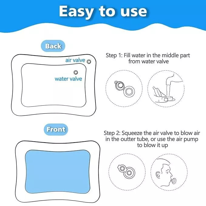 Baby Water Play Mat - in use