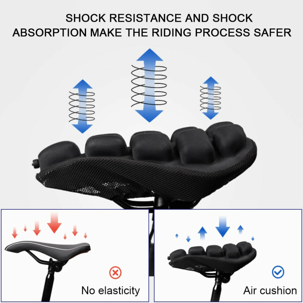 Bicycle Decompression Seat Cushion - alternate angle