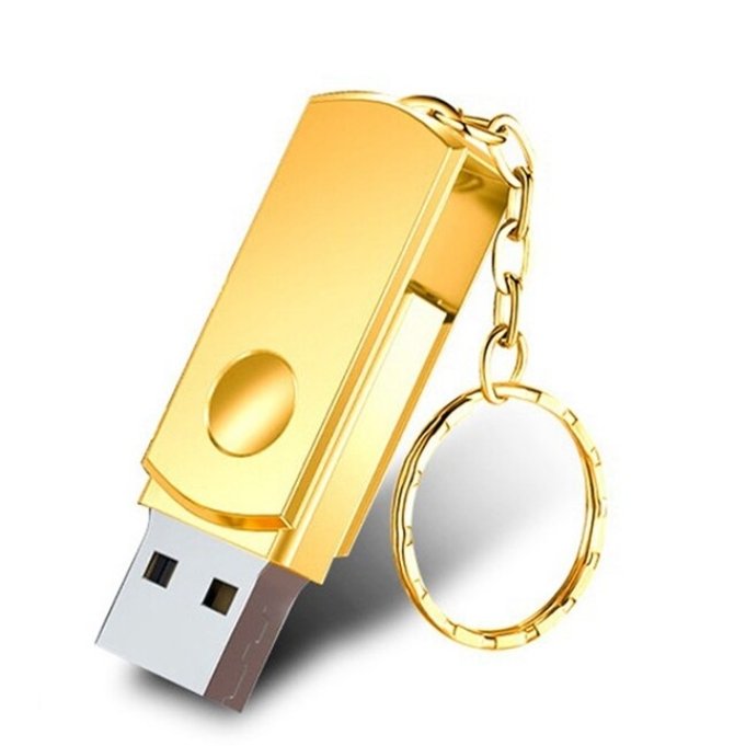 High-Capacity 2TB USB 3.0 Metal Flash Drive - alternate angle