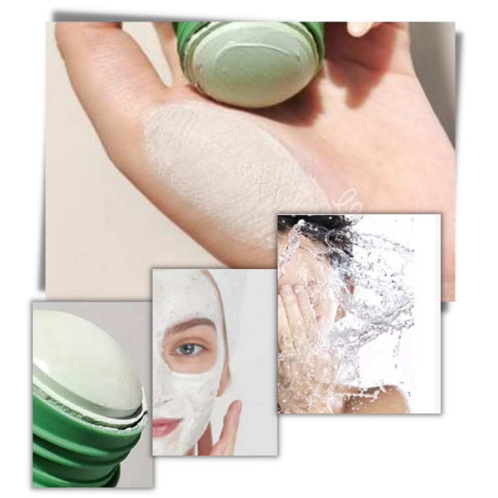 Cleansing and anti-blackhead green tea mask - detail