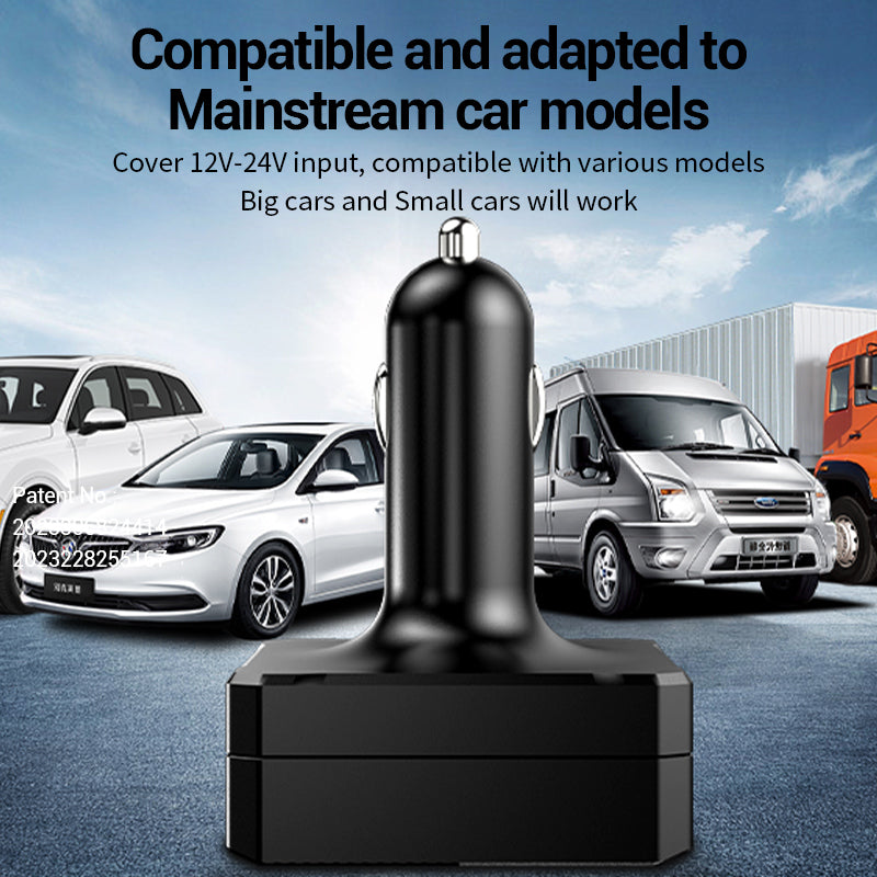 MiLink 50W Super-Fast Car Charger With 2,600mAh Power Bank - alternate angle