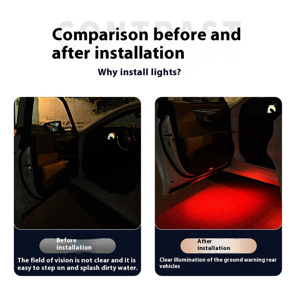 Car Door Lights Projector - alternate angle