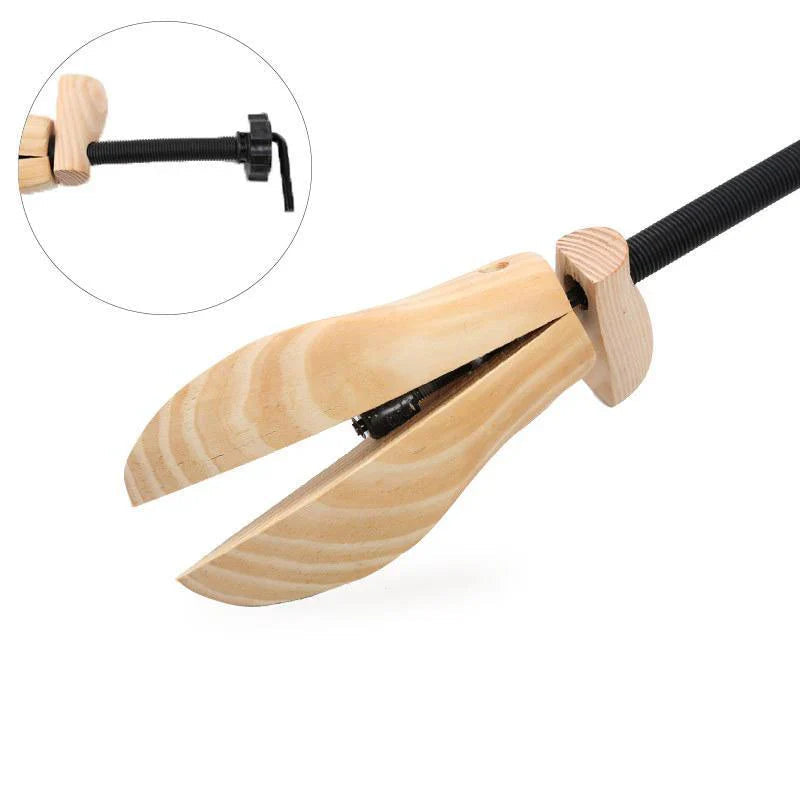 Adjustable Stirrups for Solid Wood Shoes - alternate angle