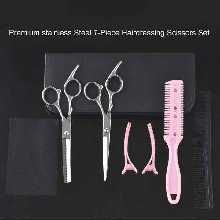 Cutting and thinning scissors - alternate angle