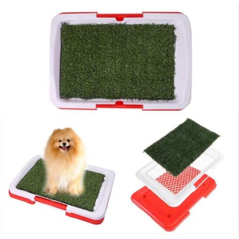 Dog Toilet With Artificial Turf - alternate angle