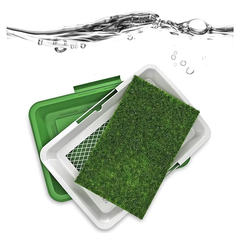 Dog Toilet With Artificial Turf - detail