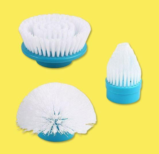 Cordless Electric Spin Scrubber with Extendable Handle Bathroom Cleaning Brush - alternate angle