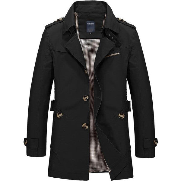 Classic trench coat - in use