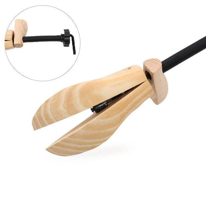 Adjustable Stirrups for Solid Wood Shoes - alternate angle