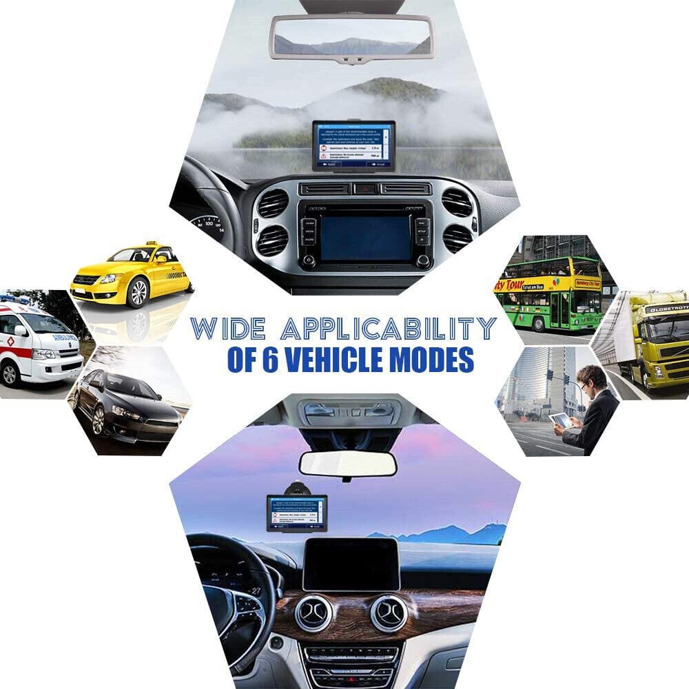 7-Inch GPS Navigation System for Car and Truck with Lifetime Map Updates - detail