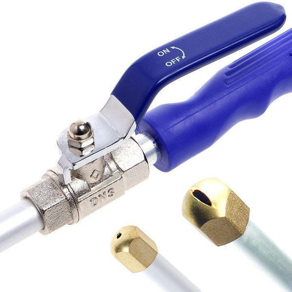 2-in-1 High-Pressure Hose Nozzle Power Cleaner - in use