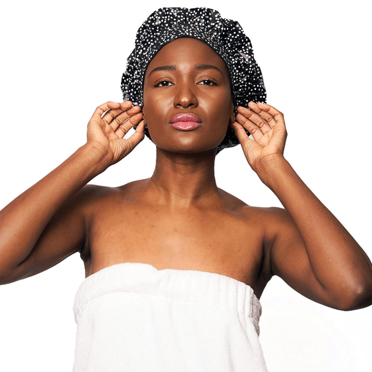 Tiara Shower Cap -The Sustainable Shower Cap - detail