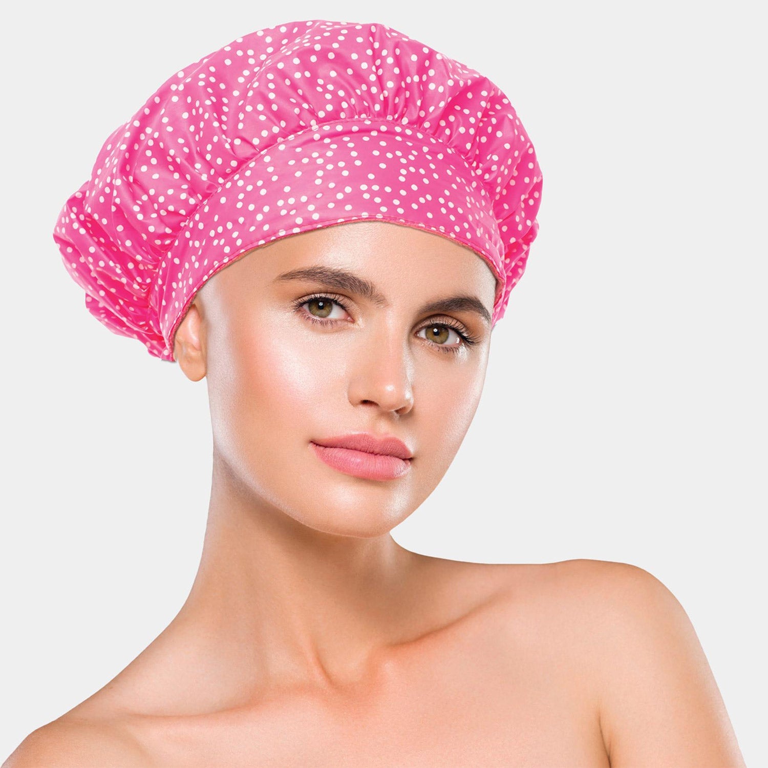 Tiara Shower Cap -The Sustainable Shower Cap - alternate angle