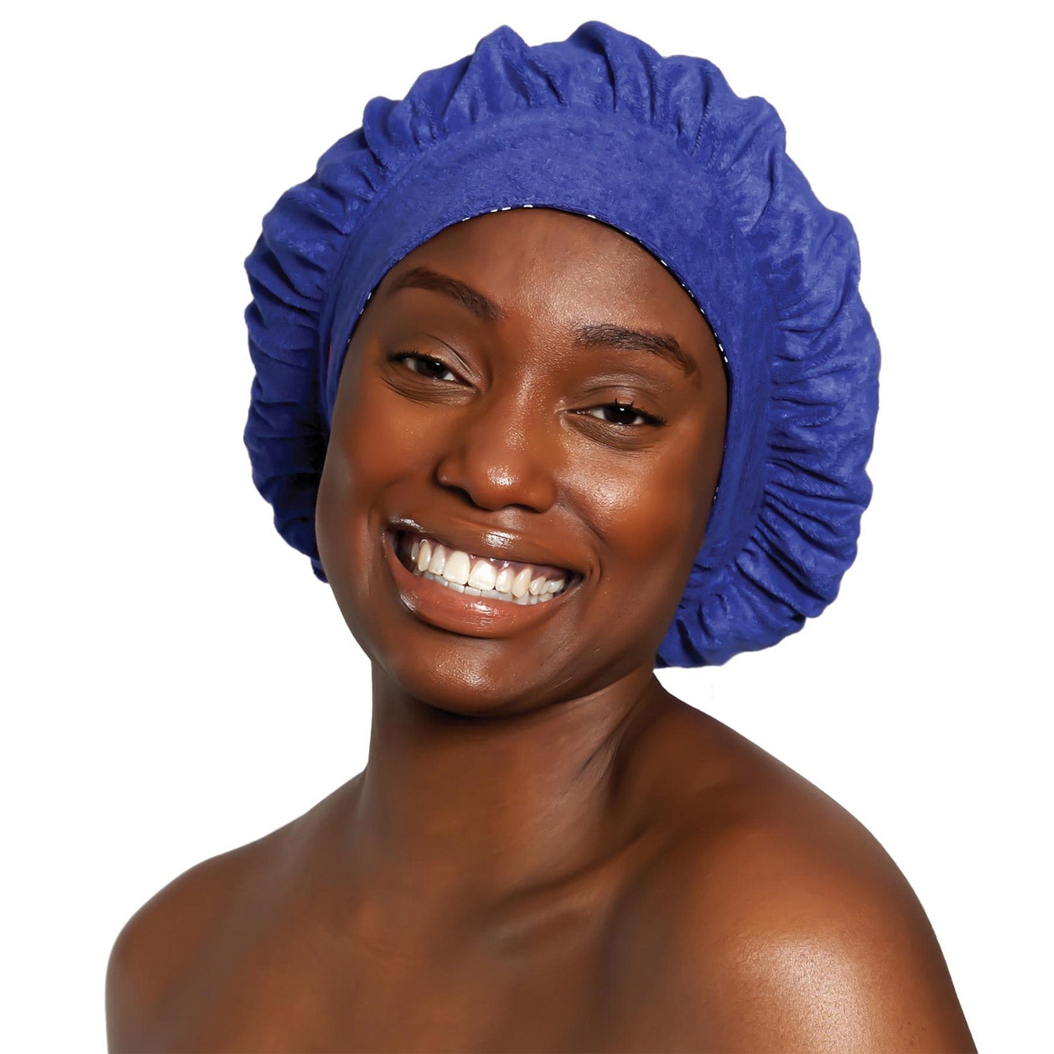 Tiara Shower Cap -The Sustainable Shower Cap - in use