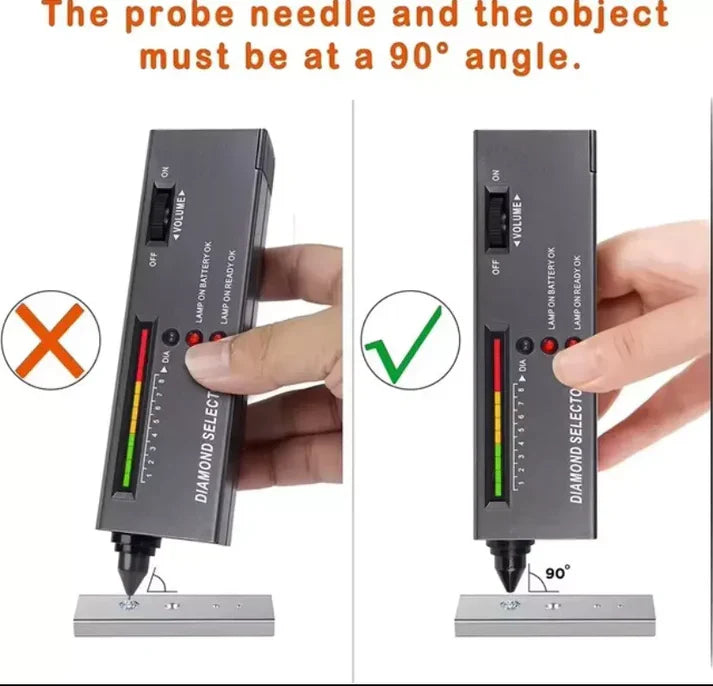 Diamond Tester - High Accuracy Jewelry Diamond Tester for Novice and Expert - detail