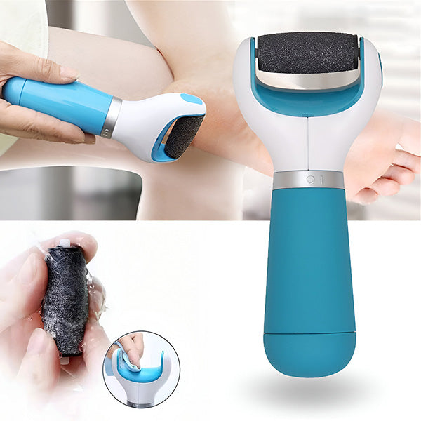 Electric Callus Remover for Smooth Feet - in use