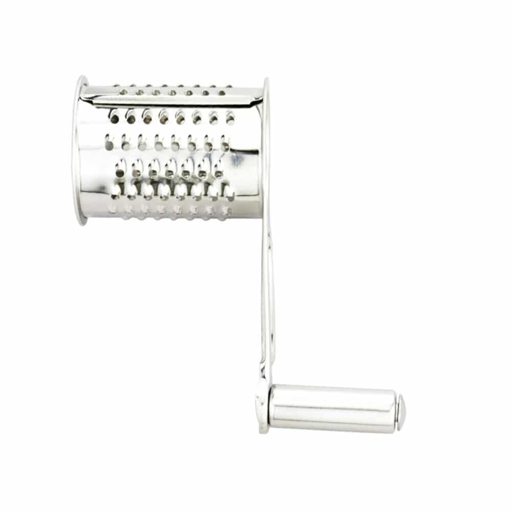 4-Piece Set Stainless Steel Cheese Grater - in use