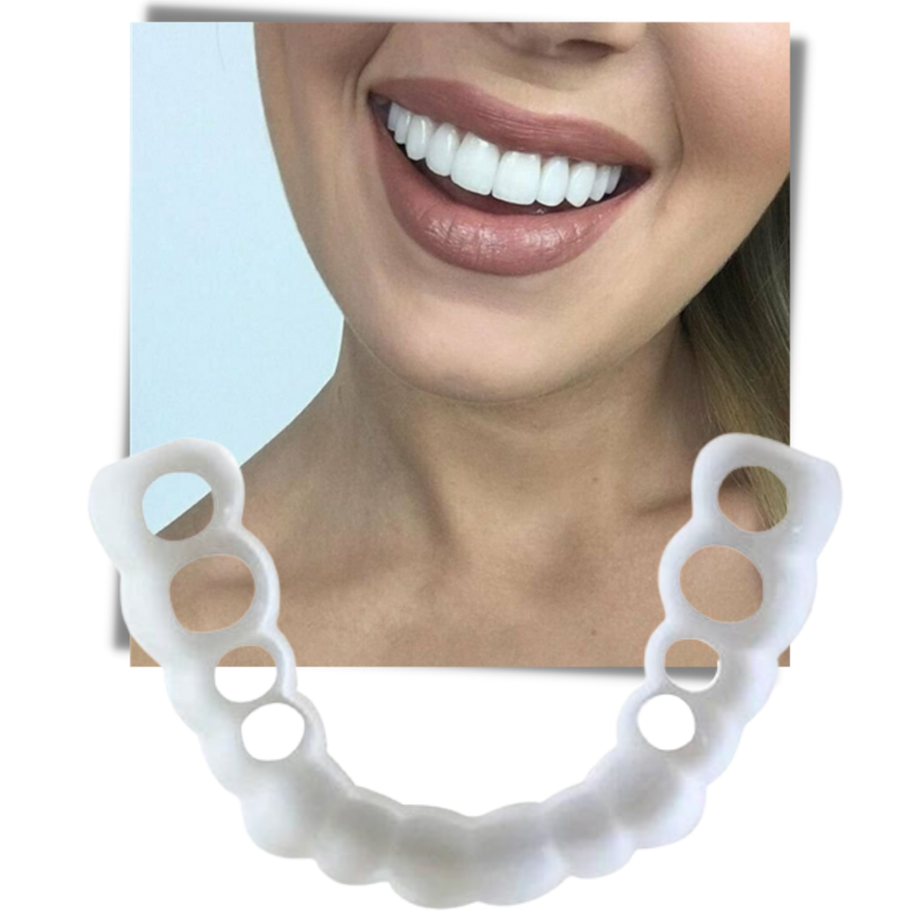 Dental coverage for a perfect smile - comfortable aligners - in use